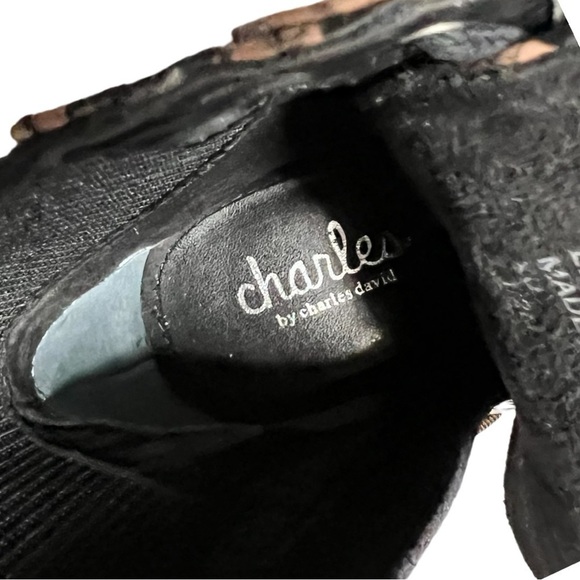 🌻NEW Charles by Charles David Wyatt Animal Print Lace-Up Ankle Boots Size 7.5 - Picture 8 of 15